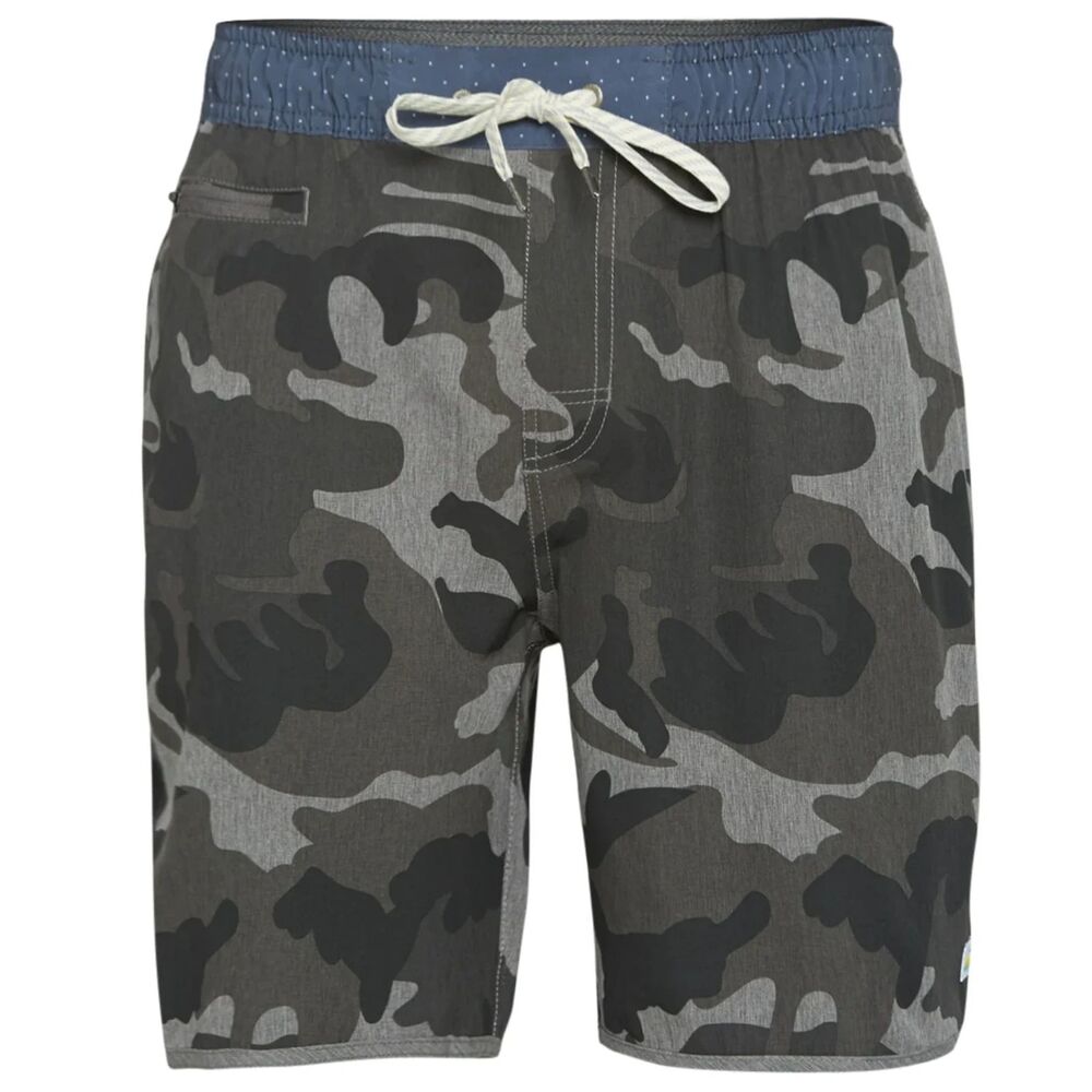 Vuori V330 Grey Drawstring Banks Shorts Men's Size Medium